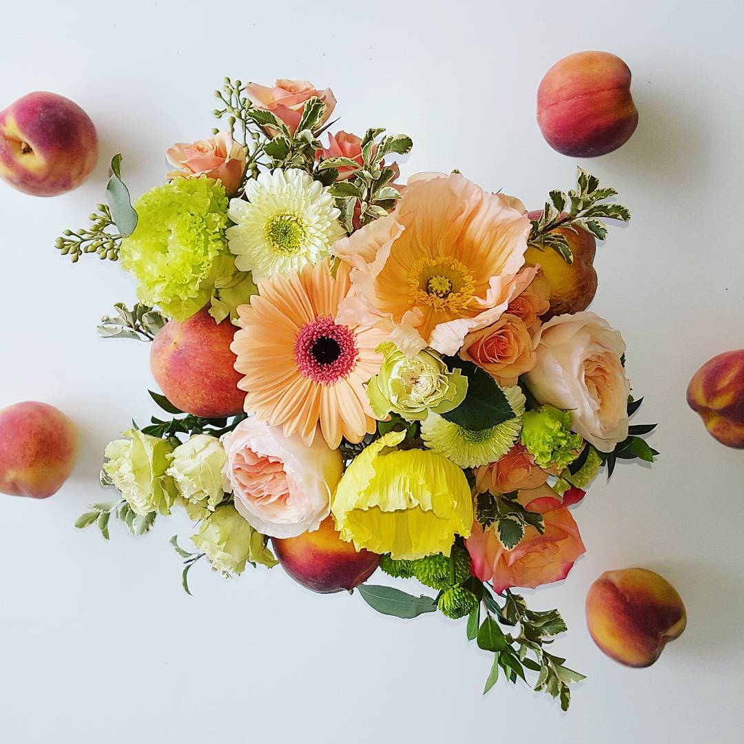 long_stems's tweet photo. We survived Valentine's day and everything is just peachy at Long Stems! 🌞🍑♥️ #floraldesign #flowers #philly #peach #green #wedding #spring https://t.co/pFbhL88nF5
