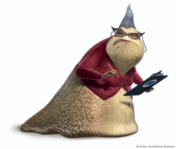 SpitefulMalice's tweet photo. @ArcosianPride Oh true true. Alright I got another one.

Slug lady from monsters inc. https://t.co/Kiphi2WmLd