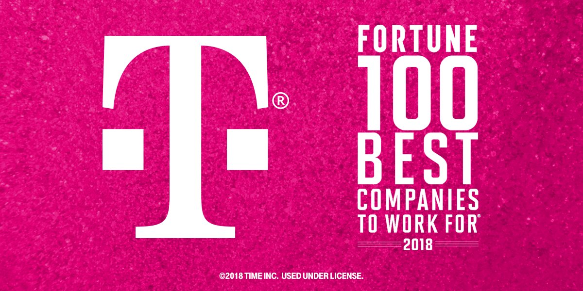 It’s official! <a href="/TMobile/">T-Mobile</a> is the BEST place to work in Wireless!!  #AreYouWithUs