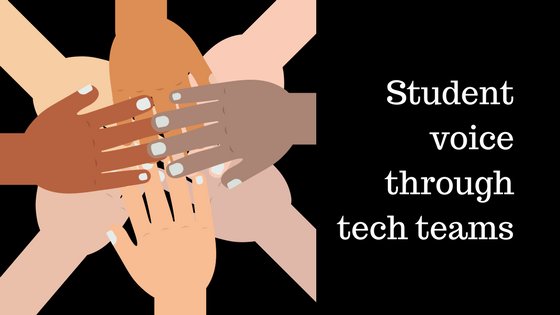 KCStudentVoice's tweet photo. Student tech teams - a practical way to engage student voice in running the school.  https://t.co/VAO6fn1ziK #studentvoice #studentvoicechat https://t.co/uJYVIGFkNI