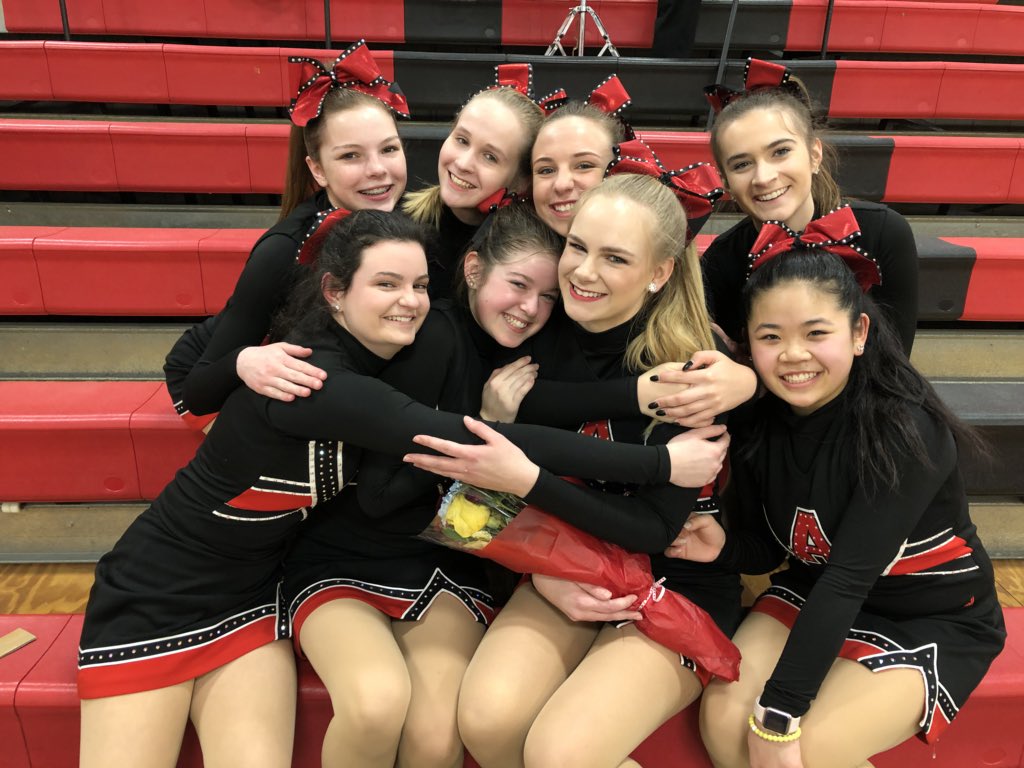 assumption_kkd's tweet photo. Where did the time go?!?!😱 Tonight is our last basketball performance for the season and Ava’s last bball performance EVER as a Knight Kompany Dancer!! #WeloveAva ❤️💃 https://t.co/JWdVy5TszA
