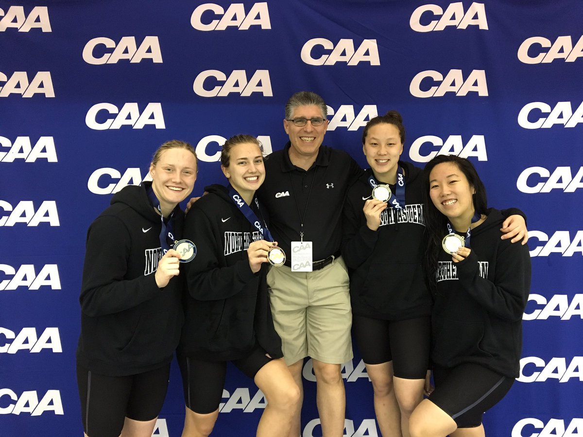 joeyd812's tweet photo. Congrats to @GoNUathletics @GoNUfacilities swimming!!  #CAAChamps in the 400 Medley Relay!! @CAASports https://t.co/kjPEcKoxb4