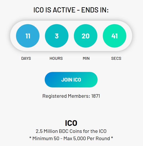 biddacoin's tweet photo. 11 Days left for Bidda ICO.  Round 1 still has some left @ $0.20
https://t.co/sSNwv0uwQY   
#staking #THORNCOIN #hextracoin #homeblockcoin #davorcoin #ucoincash #HEDGECONNECT #cryptoXchanger #BITFINITE #BITCOIN #ETHEREUM #DAV #ICO #CHRYSOscoin https://t.co/5MbhAWhfkp