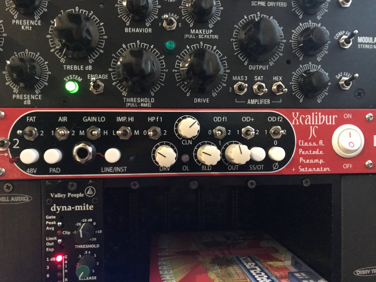 artfitpro's tweet photo. Thrilled to be a part of the design for the new Sonic Farm Excalibur JC Preamp.  Tone plus Saturation!@SonicFarmAudio https://t.co/Y19povxRFe