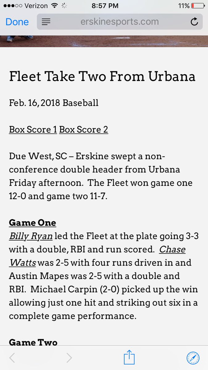 landrumbaseball's tweet photo. @landrumbaseball alum @BillyRyan13 putting up numbers for @FleetBaseball #gettheheadout https://t.co/SaiJ9oZHps