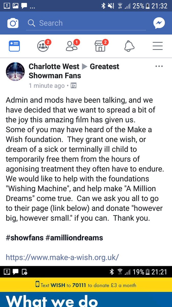 FansShowman's tweet photo. @RealHughJackman @ZacEfron @Zendaya @kealasettle @shannonholtz @RealEllisRubin @cameron_seely @SkylarMarieDunn @pasekandpaul We have decided to spread some of the films magic and joy by donating to @MakeAWishUK #showfans #amilliondreams https://t.co/31heIUBzQn