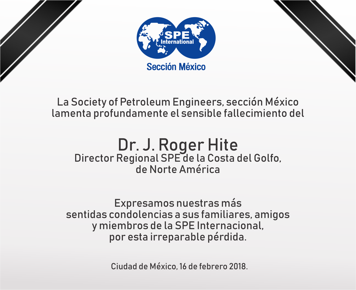 SPE_Mexico's tweet photo. Our condolences @SPEtweets https://t.co/MorJ5qxEB4