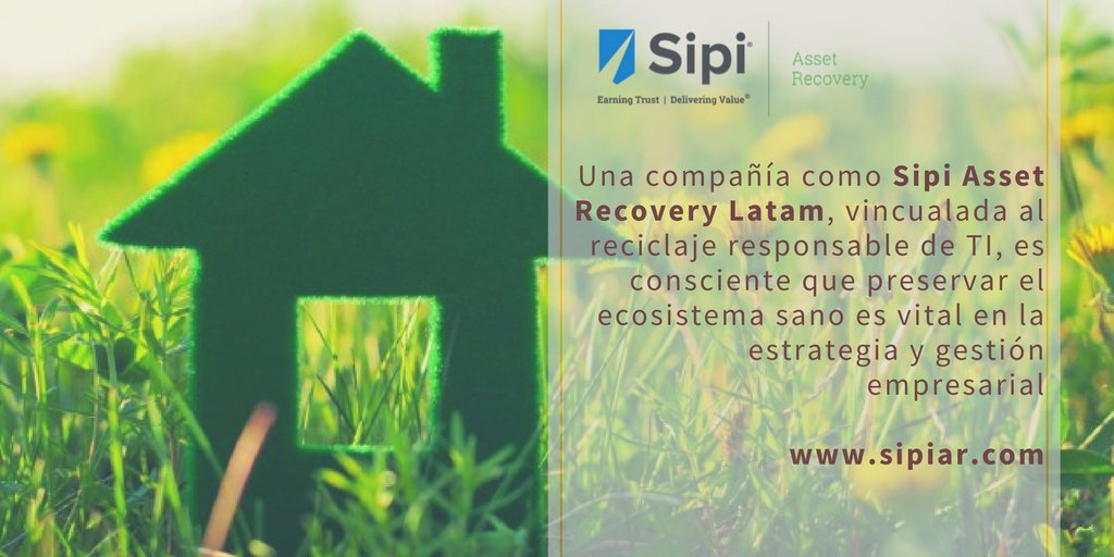 SipiARLatam's tweet photo. Sipi Asset Recovery Latam, se enfoca en la gestión empresarial responsable, respecto a  un reciclaje tecnológico eficiente y disponer de las partes en desuso conforme a lo estipulado por las legislaciones ambientales en cada país. Le contamos más aquí https://t.co/LoUgFC4ciQ https://t.co/NriQvKkVqA
