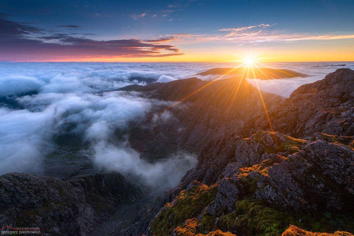 There can’t be a better view in Scotland. It’s from the summit of Ben Nevis. If you don’t like this, better go to Bognor Regis this summer!