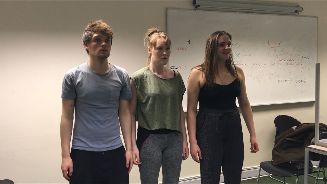 SiofraOMeara's tweet photo. I love working with these ppl and @ClaudiaKinahan come see our #ItWillBreak in @smockalley and watch us bust some sweet sweet moves and be sims https://t.co/grbUukYXkf