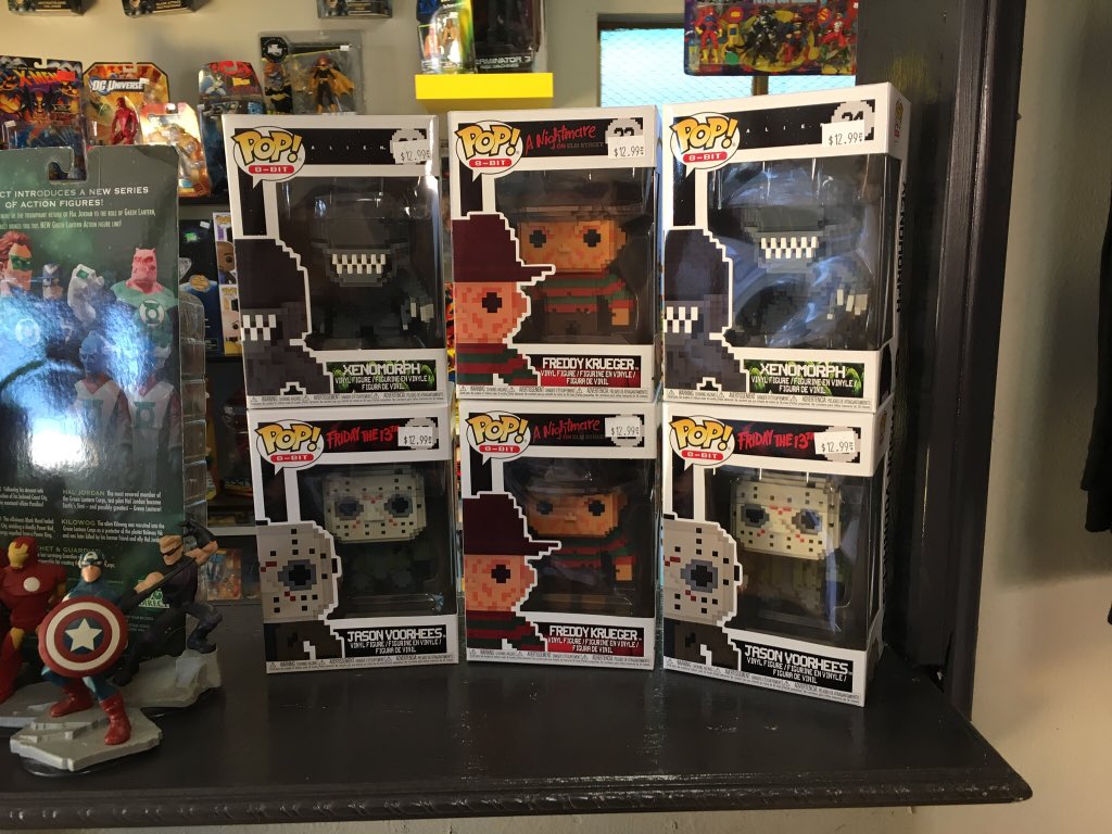 Come in and get some 8-Bit Pops! #funkopop #8bit #horror #freddykrueger #jasonvoorhees #aliens #toys