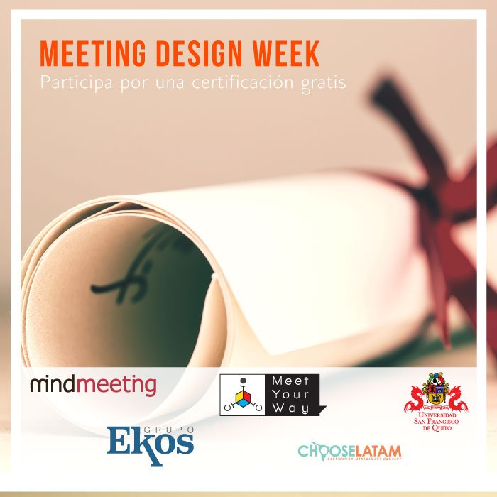 designweekuio's tweet photo. PARTICIPA EN EL SORTEO por una certificación en MEETING DESIGN, la metodología que está revolucionando la forma de hacer eventos 
Llena tus datos en este link https://t.co/SAXYGO3mGd
y sé parte de los mejores organizadores de eventos del país.
#eventoscorporativos #meetingdesign https://t.co/pcixj1srNH