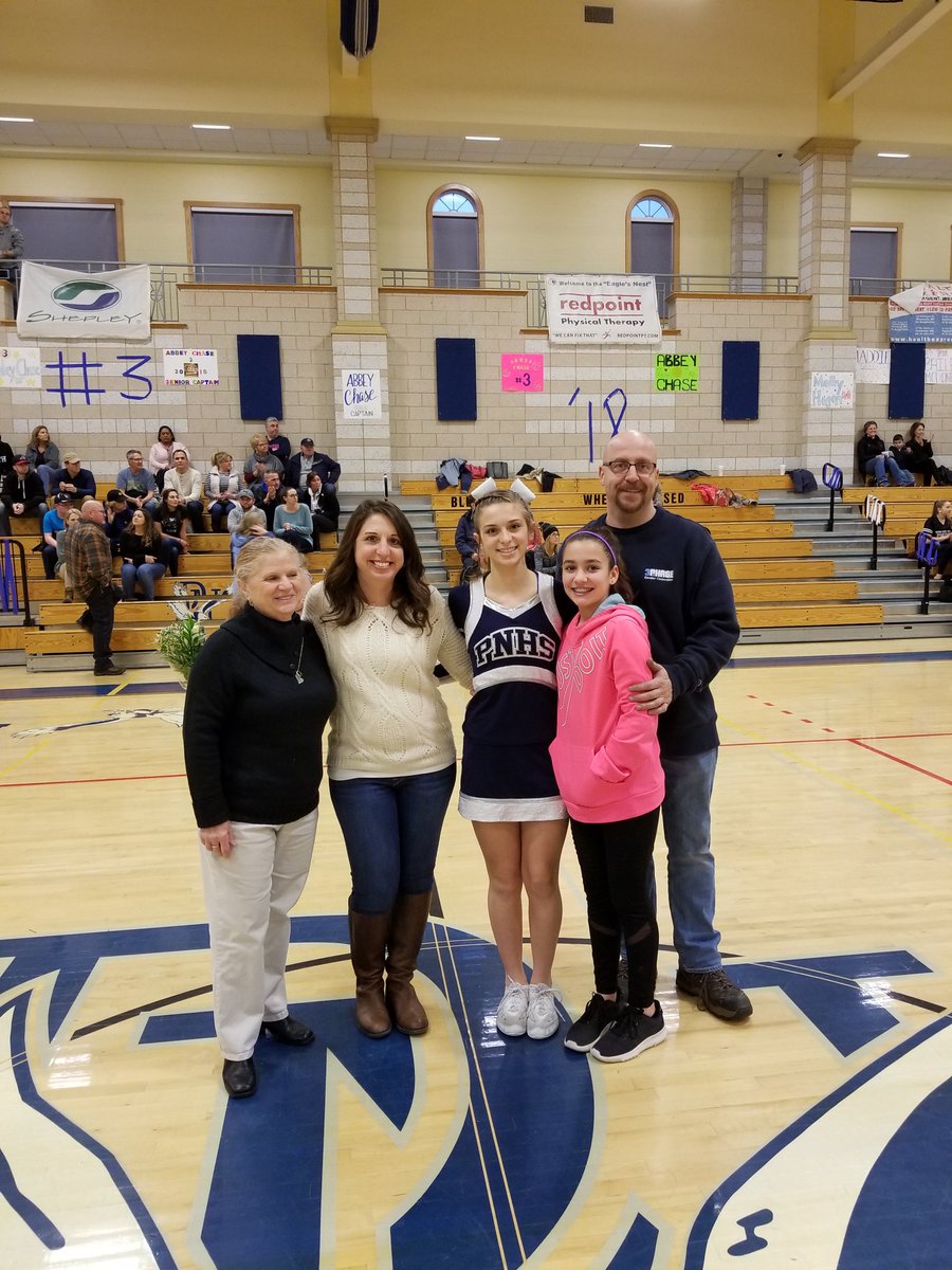 PlymouthNorthHS's tweet photo. Thank you families and SENIOR cheerleaders for your support of NORTH - GO EAGLES! https://t.co/rGSYPZcZlh