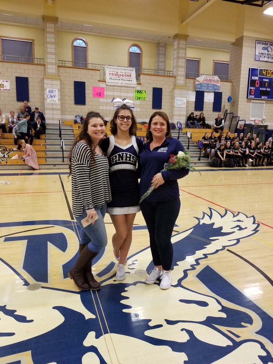 PlymouthNorthHS's tweet photo. Thank you families and SENIOR cheerleaders for your support of NORTH - GO EAGLES! https://t.co/rGSYPZcZlh