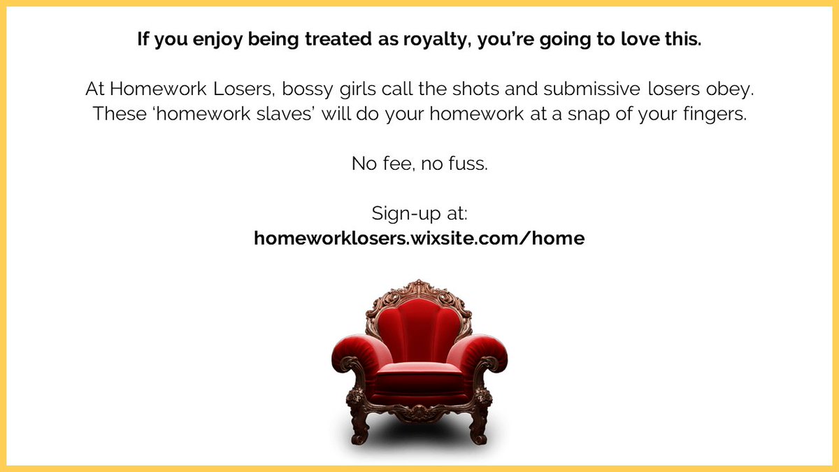 Homework Losers tweet media