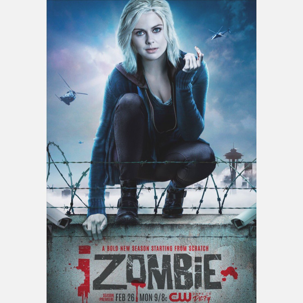 imrosemciver's tweet photo. Season four! February 26. Who is gonna be watching? #iZombie https://t.co/ZDZ0Zl13Qb