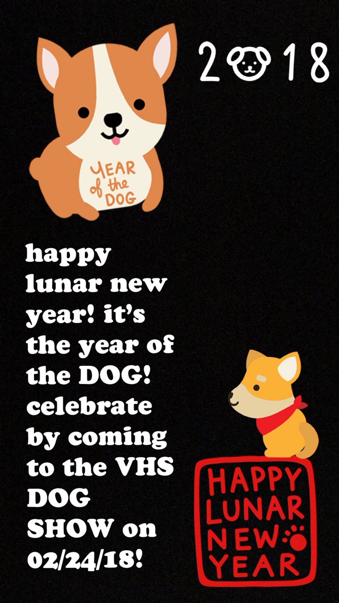 NHSVerrado's tweet photo. happy lunar new year! 🐾 can’t wait to see all you dog-lovers at the Dog Show! https://t.co/0HgKXpOTzj