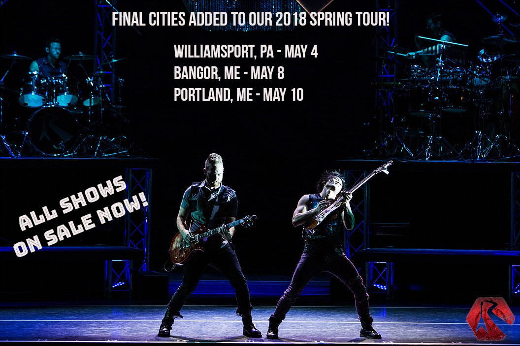 Final cities added to our 2018 Spring National Tour!
ON SALE TODAY...
Dothan, AL / Charlotte, NC / Syracuse, NY / Williamsport, PA / Bangor, ME / Portland, ME
All shows are on sale now! Buy tickets at bit.ly/RR2DTour
#RR2DTour2018 #IrishDance #RocknRoll