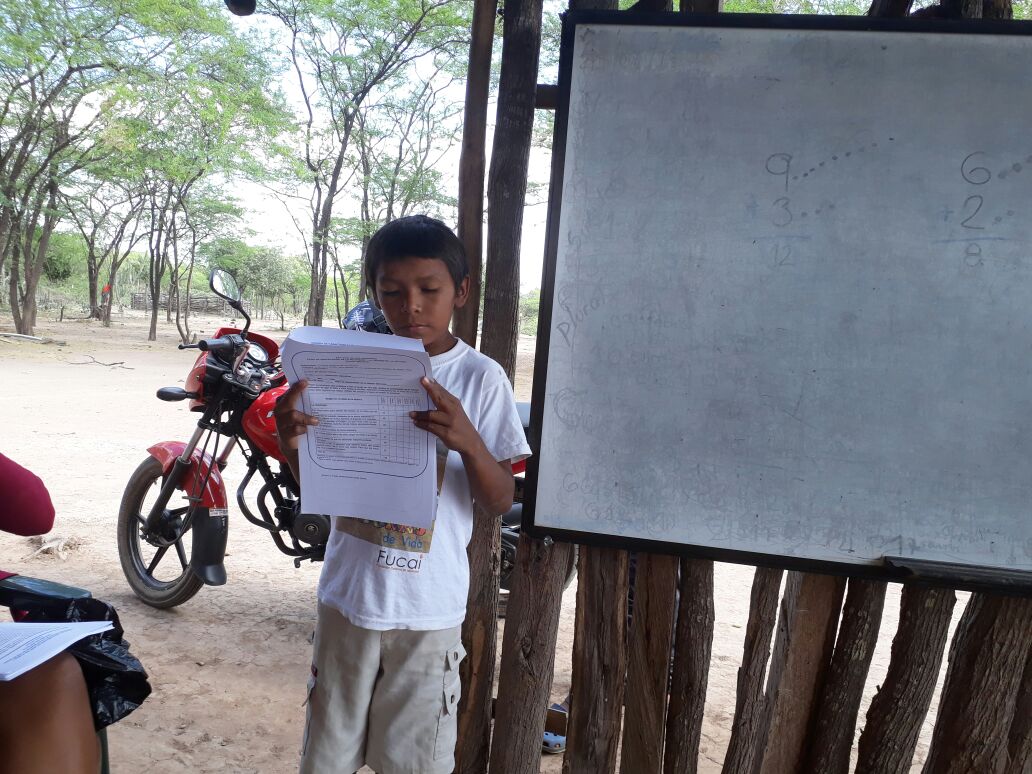 lpuellol's tweet photo. Maravillosa la gestión de la líder de transferencia de CENTRO ETNOEDUCATIVO #13  de la ruta diferencial de La Guajira, Alejandra Toledo. Esta semana aplicó caracterización de lenguaje a estudiantes de tercero @SedRiohacha @YanethGiha @RafaAriasA @Linama1205 https://t.co/psCgcxE1qv