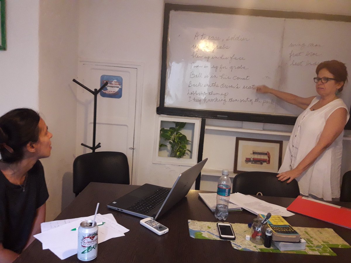 buenosairestefl's tweet photo. Patricia from USA teaching English to Ana Luz from Buenos Aires #TEFL #UKTEFL #ArgentinaTEFL #Argentina #ArgentinaTEFL #BuenosAires #studyabroad #StudyUK #TEFLprograms #tefljobs #tefl #teflcourses #gapyear #gapyear2018 #GAPOEVER #gapcourse https://t.co/v6VgVDNIFY