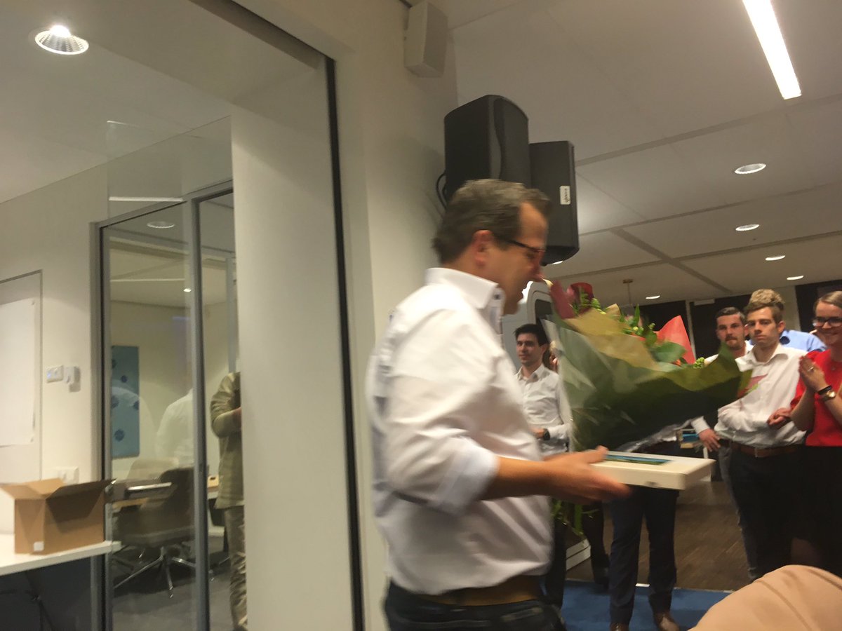 itilitybv's tweet photo. Tonight at our "Itility Samen" we welcomed a stunning number of 10 new Itilians (5 started in Jan, 5 in Feb) and celebrated 2 5-year-anniversaries. Cheers to our cool team! https://t.co/ndlysuKuWr