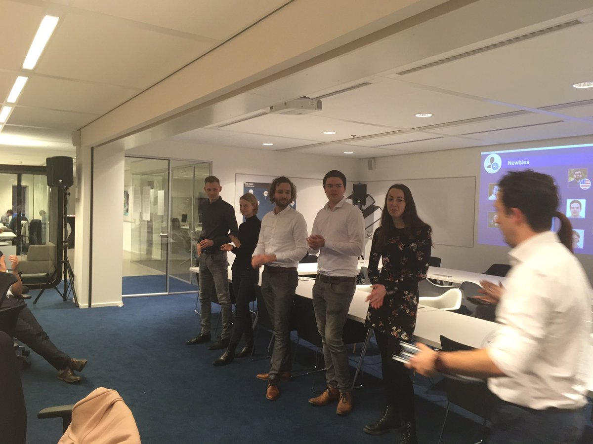 itilitybv's tweet photo. Tonight at our "Itility Samen" we welcomed a stunning number of 10 new Itilians (5 started in Jan, 5 in Feb) and celebrated 2 5-year-anniversaries. Cheers to our cool team! https://t.co/ndlysuKuWr