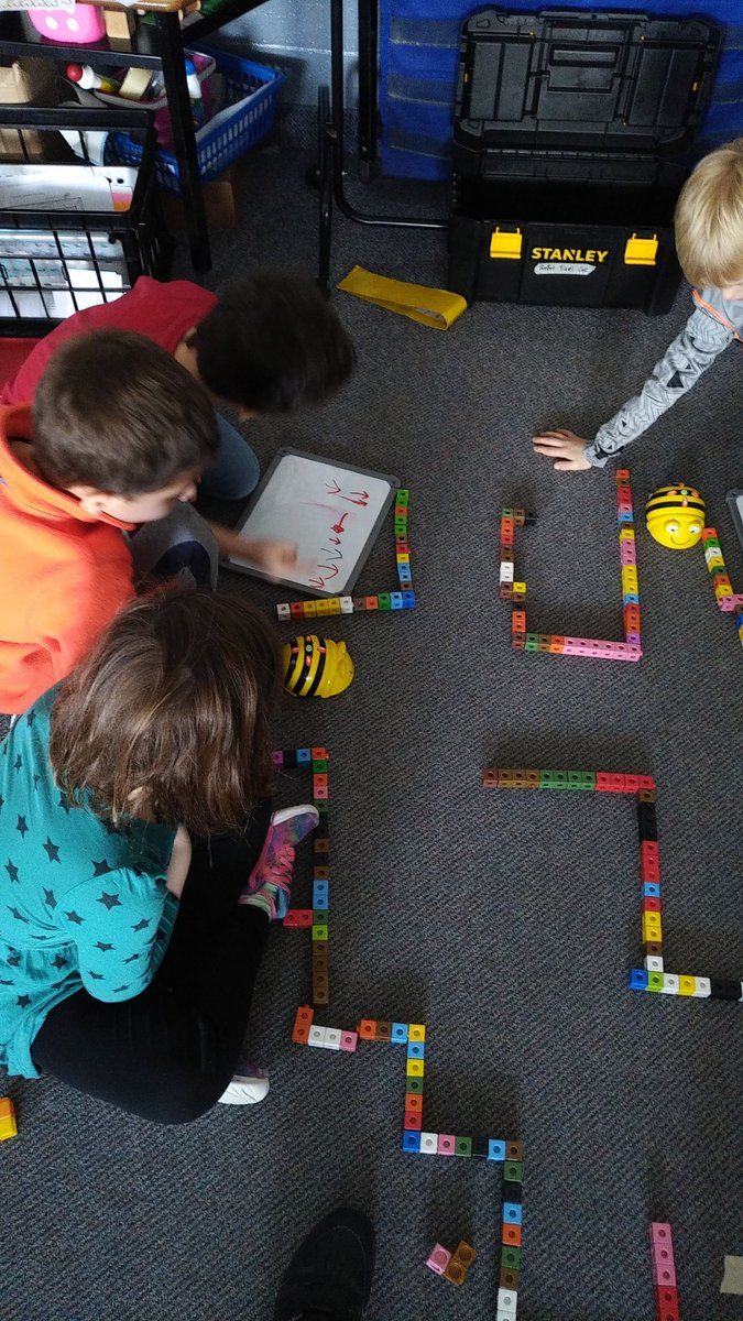 MissWinsor's tweet photo. Exploring how to code BeeBots in our Grade 1 Class #STEAMkit @kjacks87 Excited to try this in a Center! https://t.co/UGHagnApnO