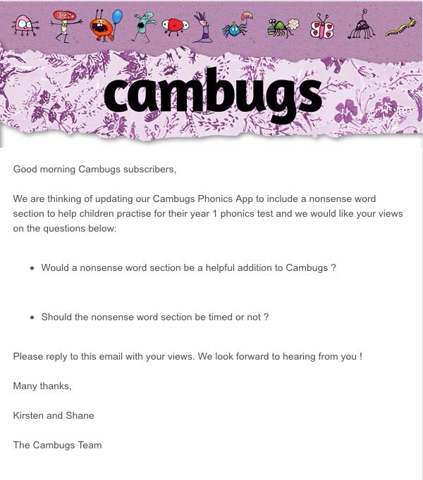 Cambugs apps tweet media