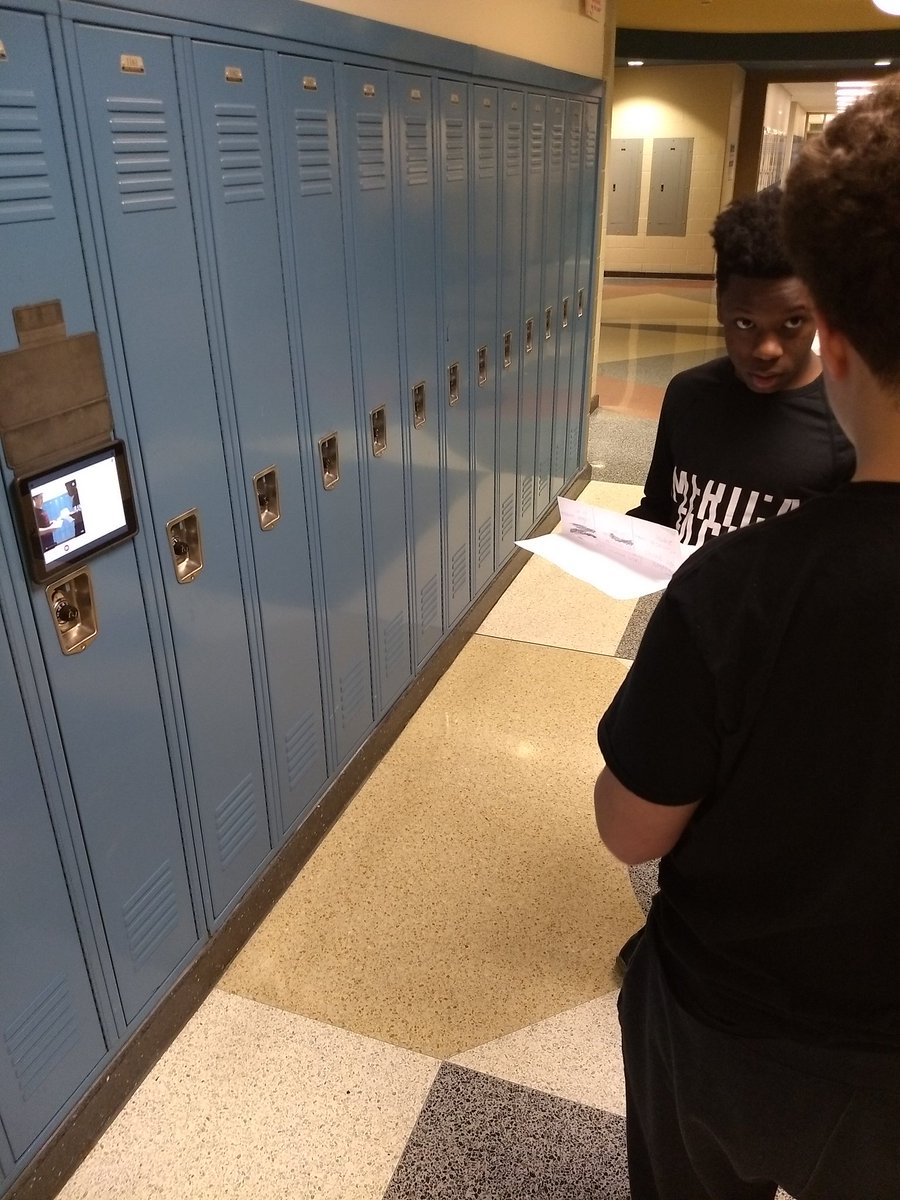 mrwigleharris's tweet photo. Students recording "employee training videos" using the "training guide" flipbooks students made. Video recordings made possible by the amazing app @Flipgrid #worldlanguages #languageinreallife @eastironms https://t.co/Q4J7QEI1Ih