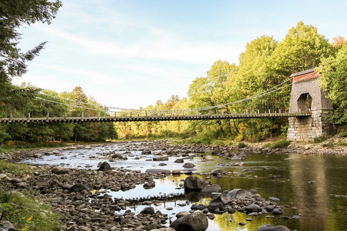 GlaszArtcom's tweet image. The New Portland Wire Bridge During The Early Autumn In Western Maine: glaszart.com/the-new-portla… #WireBridge #Maine #WesternMaine #NewPortland #Photography