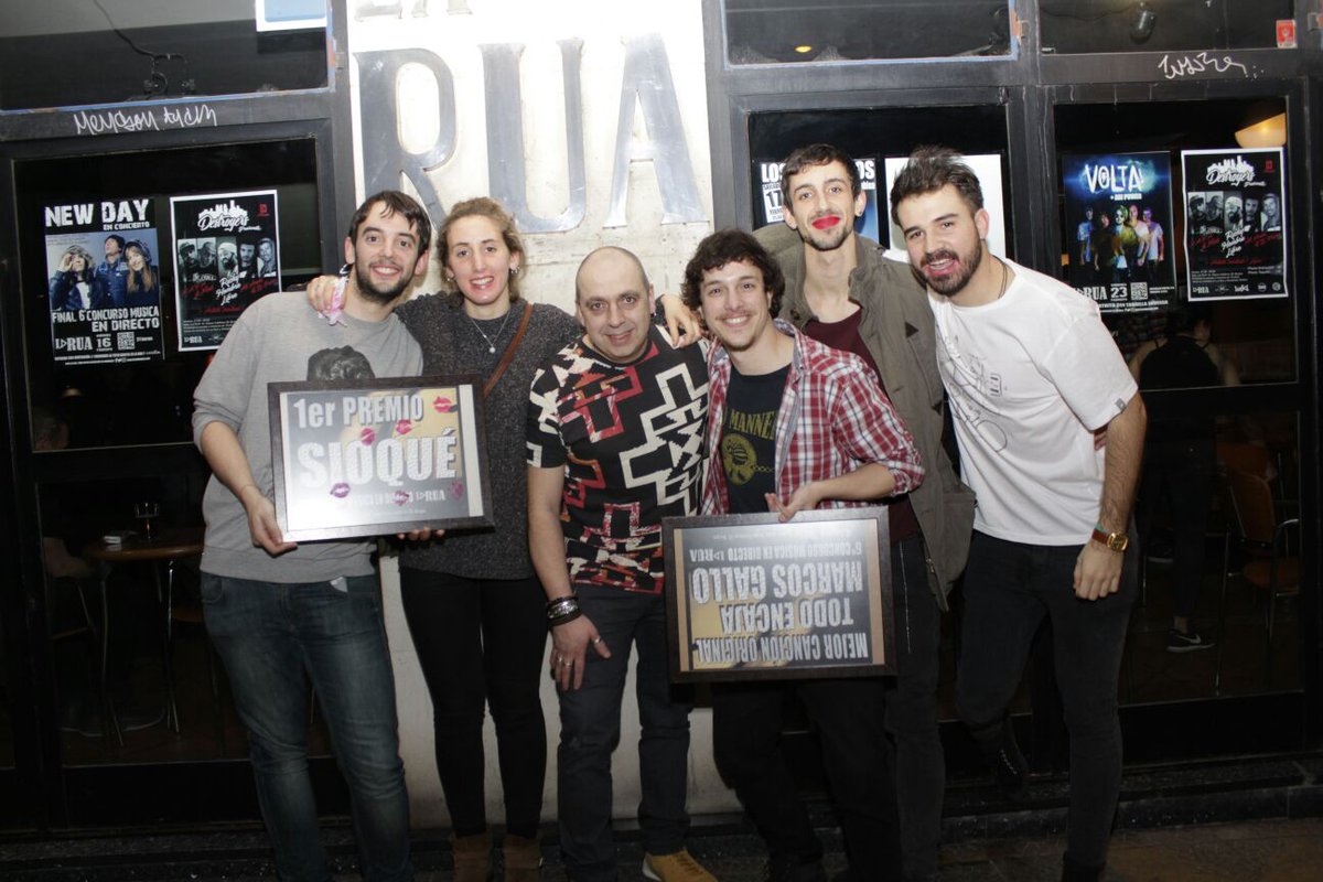 laruaburgos's tweet photo. Final 6º Concurso La Rua. 1er Premio @sioquebanda 2º Premio #PrimalCore y Premio Mejor Canción para @MarcosGGon con "Todo Encaja". ¡MIL GRACIAS A TODOS LOS PARTICIPANTES y a NEW DAY por su conciertazo! https://t.co/oMf85gG3EO