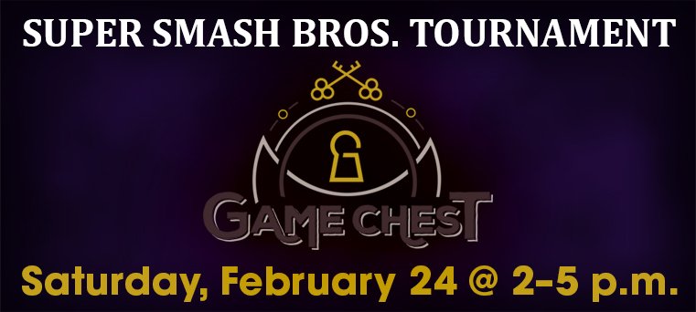 DakotaState's tweet image. DSU computer game design program is sponsoring a free Super Smash Bros. tournament in Sioux Falls on Feb. 24. at Game Chest, 421 N. Phillips Ave., Suite 102 in Sioux Falls, from 2 to 5 p.m. #ComputerGameDesign @DSUAandS
🔎bit.ly/2C45w0c
