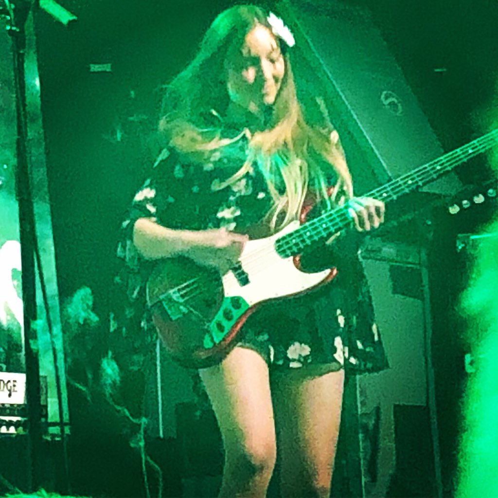 DarkTeFak's tweet photo. What a discovery! 
I’m in 💜 with this band!! 
This is #RocknRoll! 
Please @TheDeadDeads #WhatsYourDeadName what’s mine😵? 
#deadcorps #mtelus #montreal https://t.co/wUCMtyVLZS