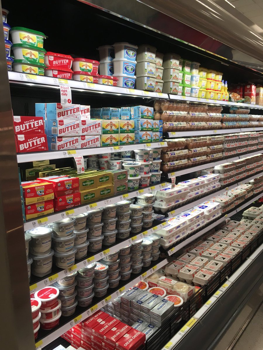 All ready to drive some egg and butter sales going into the weekend!! Thank you to team member Eddie for helping make us full and zoned!!