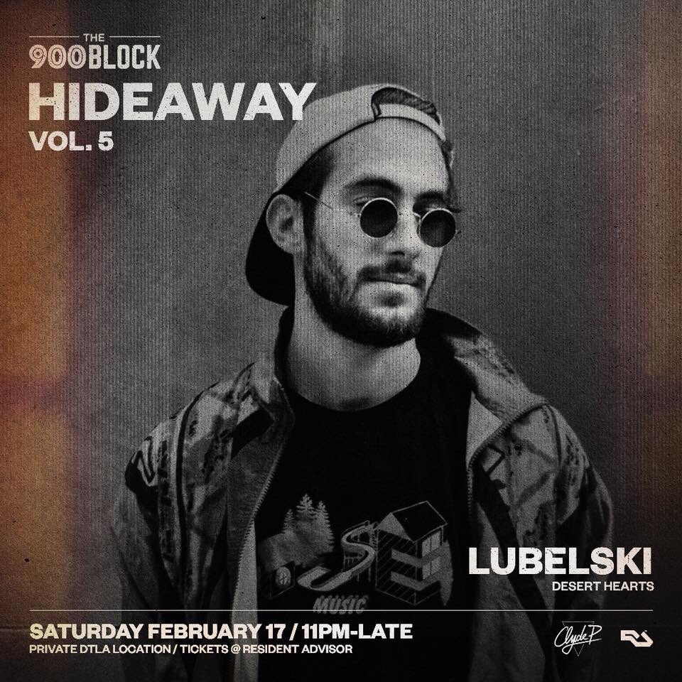 RoomTempRecs's tweet image. Oh and don’t tell anyone, but @lubelskimusic is playing tomorrow night in an undisclosed DTLA warehouse! Come see him in his natural habitat. Grab tickets below!

residentadvisor.net/events/1061247

#roomtemprecords #roomtemp #tech #techno #techyes