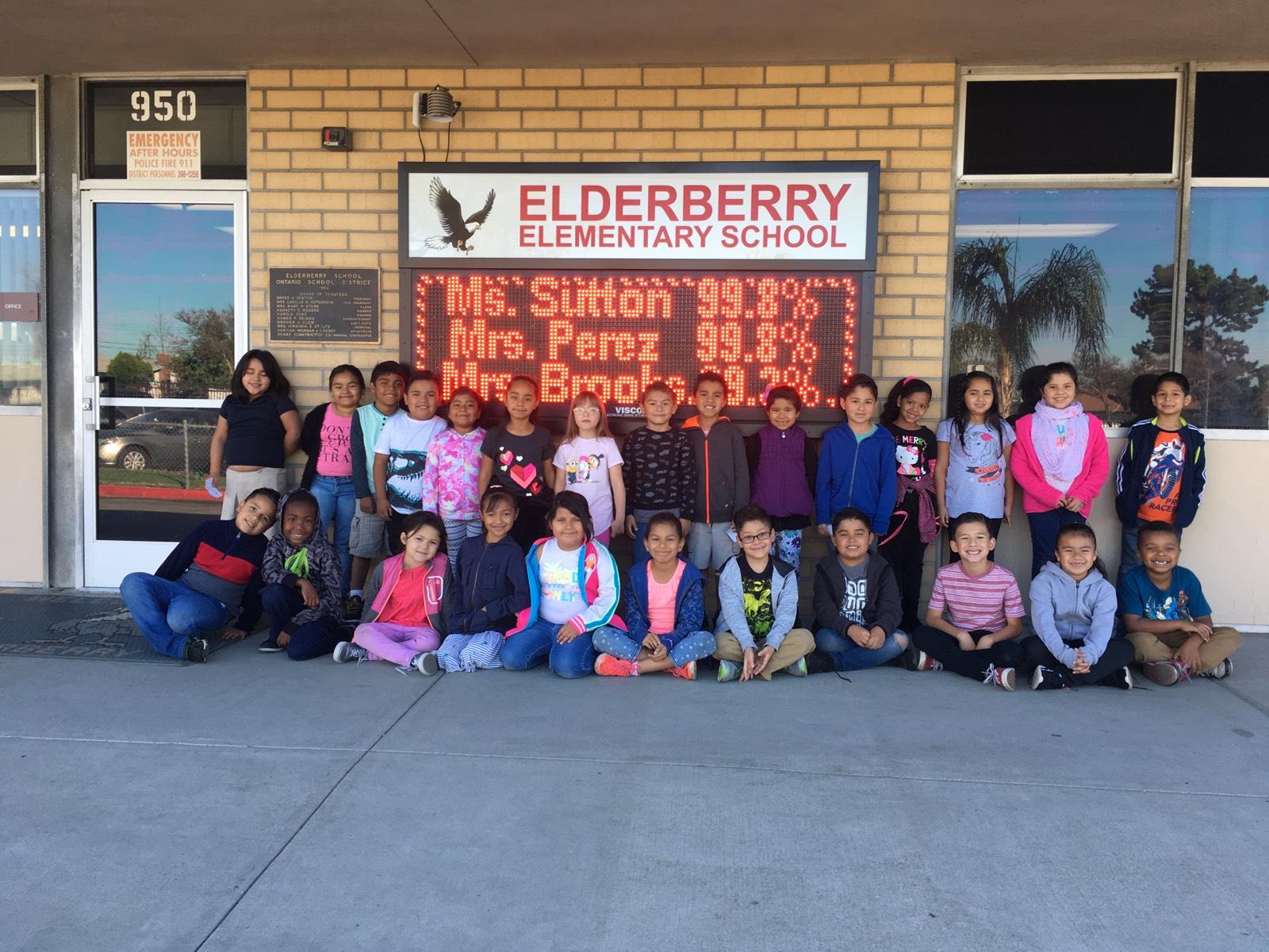 Elderberry Elementar on Twitter "Celebrating 99 attendance together