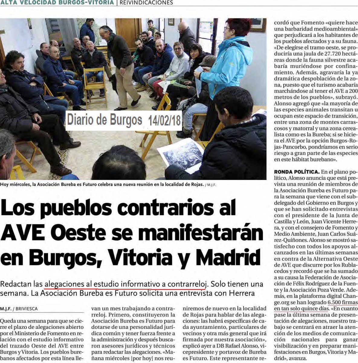 SFFCGT's tweet photo. Quienes defendemos el #trenNormal el #FerrocarrilPublicoySocial es porque es el verdadero #ferrocarril que #vertebra territorios, lo #cohesiona y evita la #depoblación todo lo contrario que el #AVEderroche elitista que sólo conecta capitales y despilfarra recursos ambientales https://t.co/wBa67NiqcO