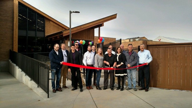 Populous's tweet image. On-site at the grand re-opening of the Northridge #RecCenter at Highlands Ranch. Congrats @HRCAnews on the new facility!