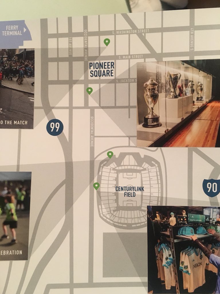 Agaveholic's tweet photo. @sonarriley Notice the map in the booklet? Not quite accurate placement of Occidental north of King St https://t.co/GyKowsLE4D