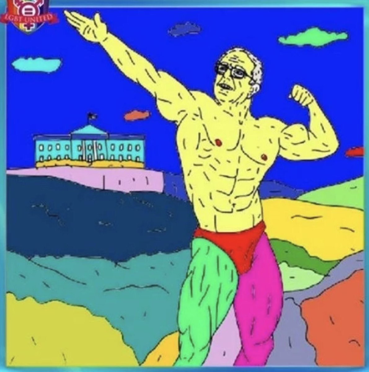 AllumBokhari's tweet photo. This is one of the pro-Bernie ads that Russian operatives allegedly posted on Facebook. I'm sure it swayed millions of voters. https://t.co/jiT9ipeuz4
