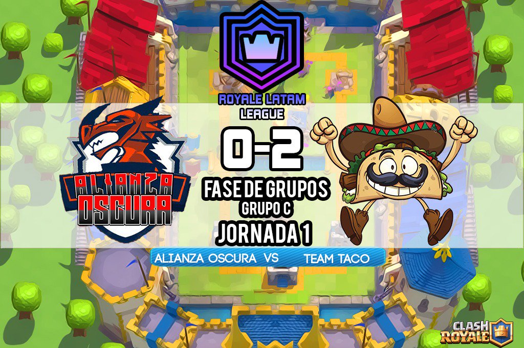 En este gran partido del Grupo C <a href="/TeamTacoCr/">Taco eSports 🌮</a> Se impone a @AlianzaOscuraGT por 2-0 GG WP a ambos