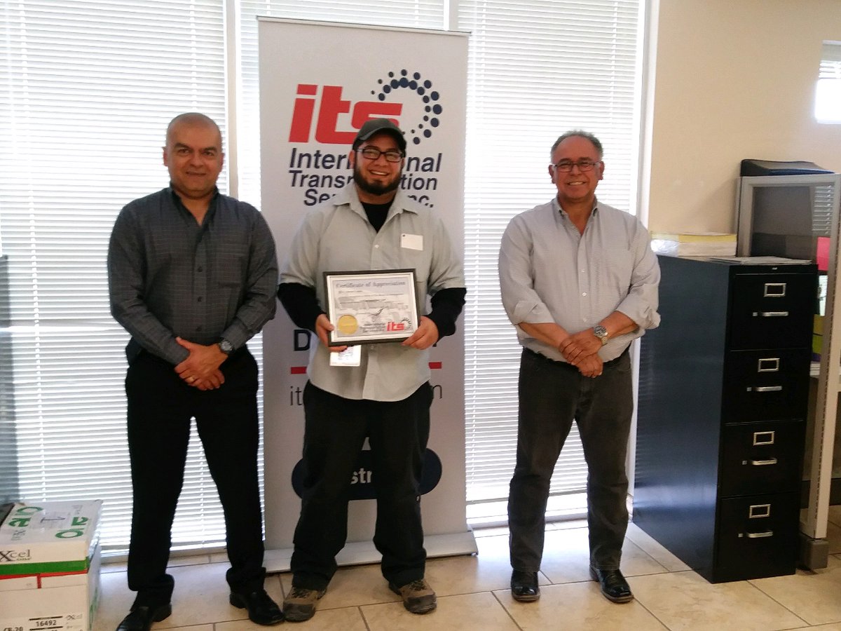 itstrucks's tweet photo. Congratulations and thanks are in order for our Hero of the Month... Mr. Aaron Lopez. 

Happy Weekend!!! https://t.co/LPfXkFt1ps