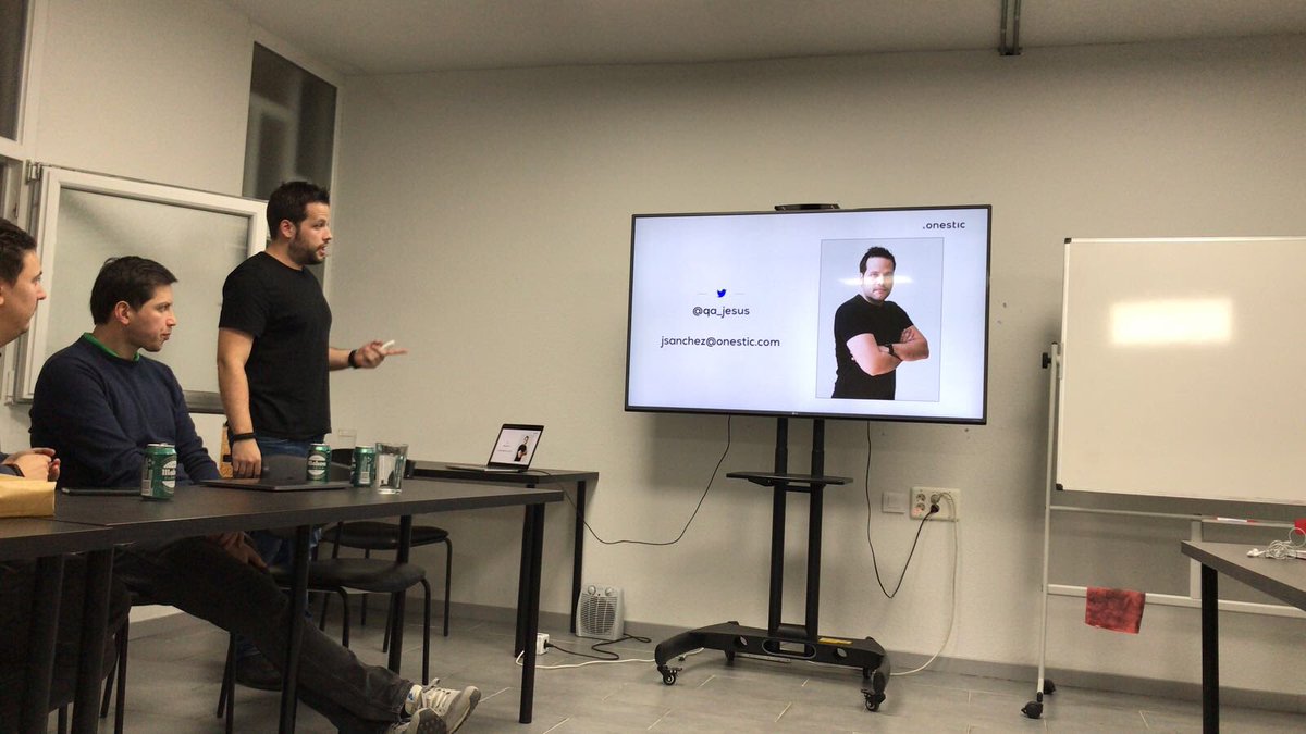 qa_jesus's tweet image. Awesome The first Madrid Selenium Meetup with @diegofmolina #selenium #seleniumgrid #zalenium #testing #onestic #laterminal #seleniumslack #slack #Meetup