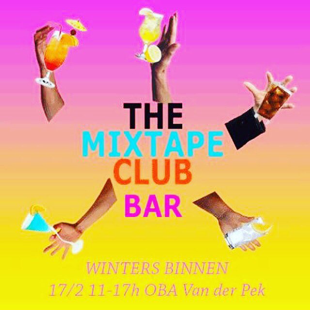 Morgen kun je The Mixtape Club Bar vinden tijdens #WintersBinnen <a href="/OBAmsterdam/">OBA</a> Van der Pek! Neem een kwartiertje voor jezelf en duik in de heerlijke wereld van The Mixtape Club, met mixen uit heel #AmsterdamNoord! <a href="/muziekstraat/">Muziekstraat</a> #vanderpekbuurt
