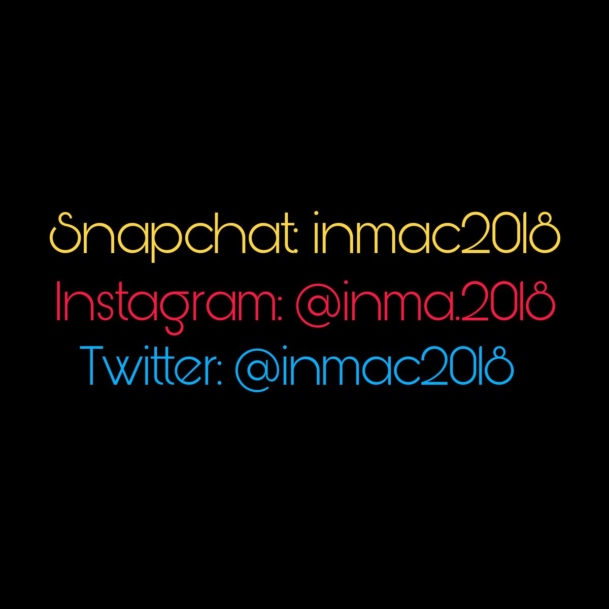 inmac2018's tweet photo. Sigann https://t.co/A023rpgaqV