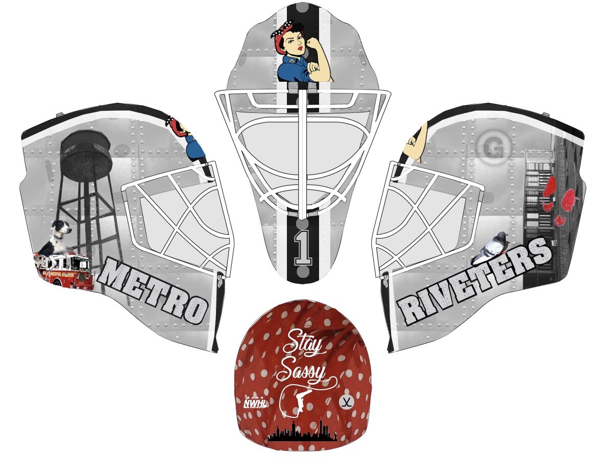 _thedailysass's tweet photo. Tallies are in and it was a nail biter! OPTION 1 TAKES THE CAKE! Donate to the #SassMask gofundme page now! https://t.co/porszpcTyR Help bring this design to life, it's so close to being put into motion! Thank you @Riveters fans for supporting Operation #RepTheRivs! #staysassy https://t.co/TgMEj8MLBg