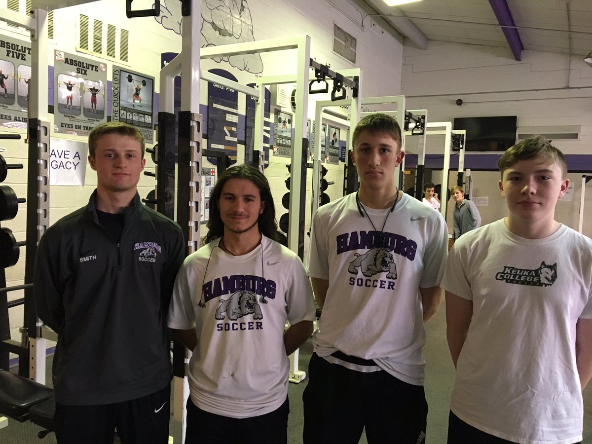 Hamburg_Soccer's tweet photo. Our Centerback Tree! The anchors of our defense leading our IDENTITY from left to right: Will Smith (15' All-State), Sam Wright (16' All-League 1st Team - Twin Mumbach pictured), Austin Hubert (19' All-WNY Talent) + Alex Smith (22' Our Future Boss). #DEFENDFIRST #HistoryAndFuture https://t.co/pxhWHV5BRP
