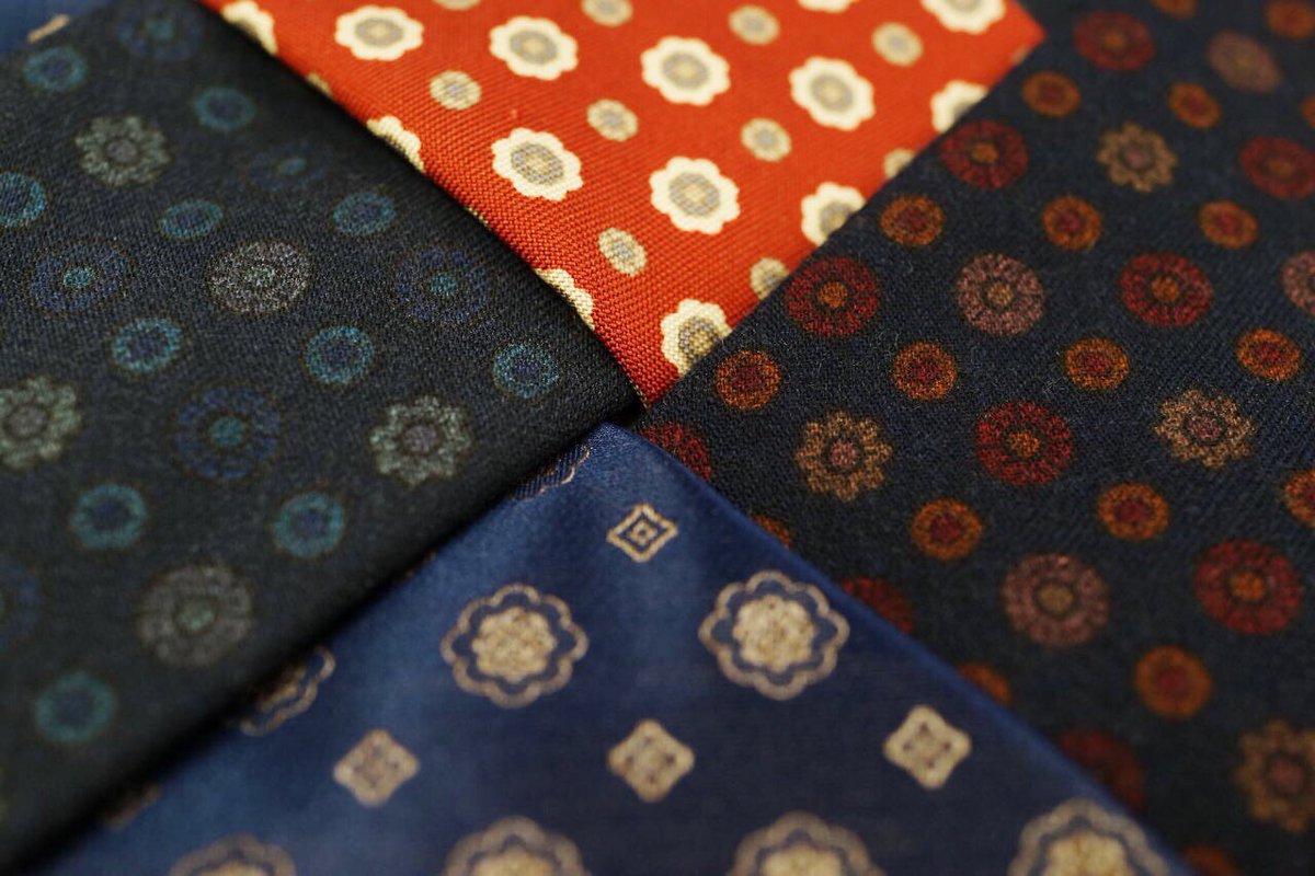 tailorskeep's tweet image. Pick your poison. Handmade Italian ties now available in the shop or online.