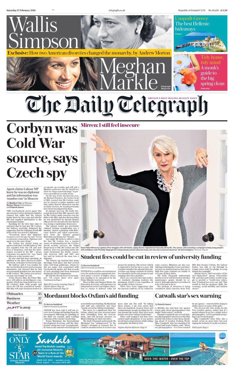 LOTOcomms's tweet photo. These claims are a ridiculous smear and entirely false.

The former Czechoslovak agent Jan Sarkocy's account of his meetings with Jeremy was false 30 years ago, is false now and has no credibility whatsoever. https://t.co/qKMiyLaxbe