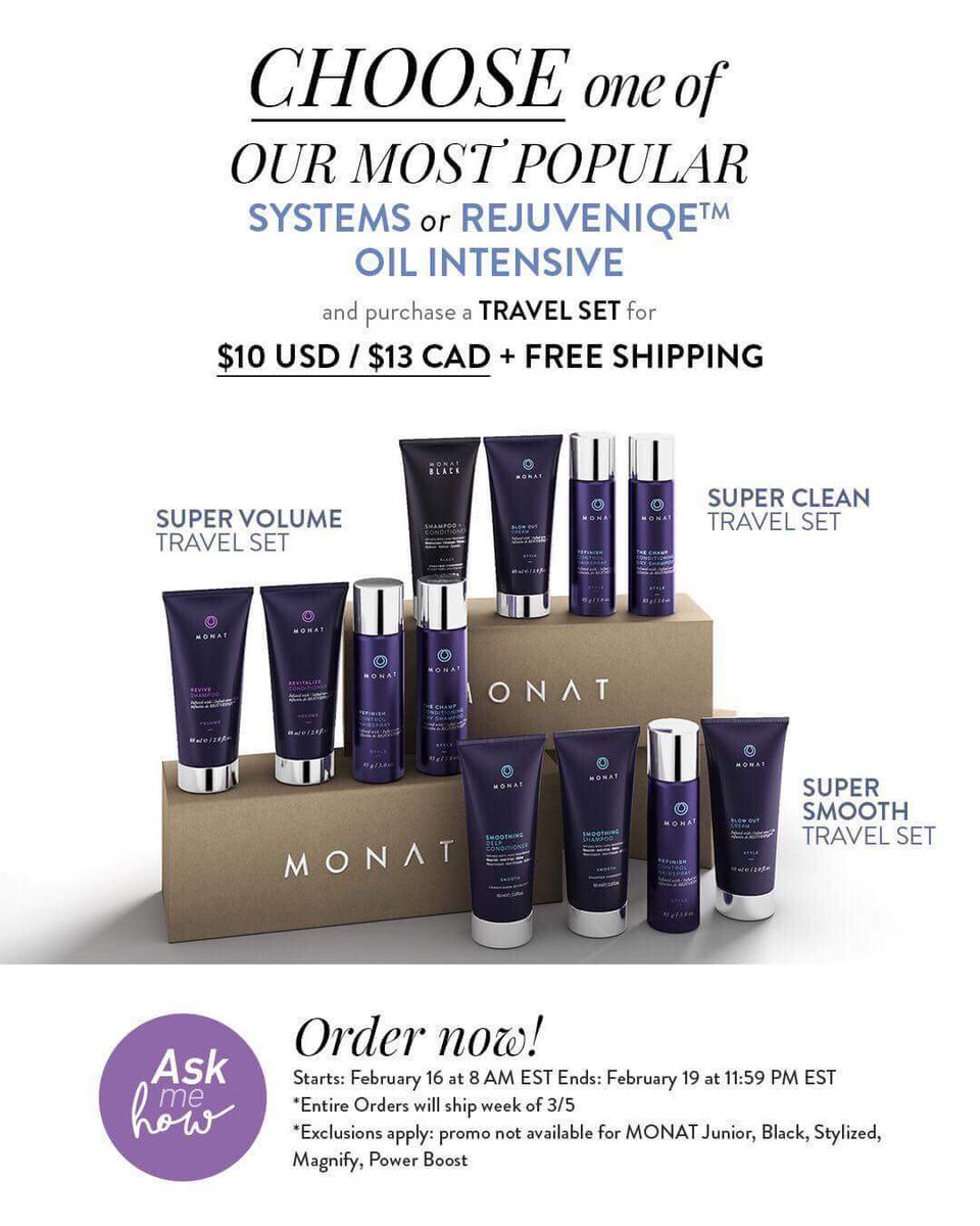 SherriR17183993's tweet photo. Availible as a VIP or Market Partner! This weekend only availible to #Canada #unitedstates #unitedkingdom #MONAT #bossbabe #wotldtraveler #MONATworks #MONAThelps https://t.co/fiswEToNQq